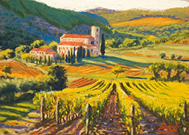 Fall in the Vineyard by John Hulsey
